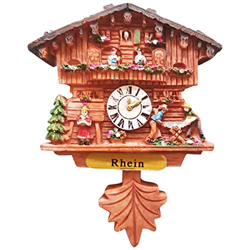 Ciffre Kuckucksuhr Magnet Polyresin Kühlschrank Zapfen - Oberammergau von Ciffre