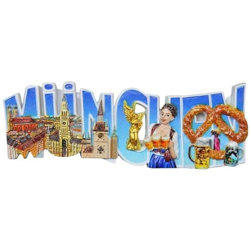 Ciffre Kühlschrankmagnet Magnet Schriftzug München - Handarbeit Deutschland Geschenk Souvenir Ciffre Kühlschrankmagnet Magnet Schriftzug München - Handarbeit Deutschland Geschenk Souvenir von Ciffre