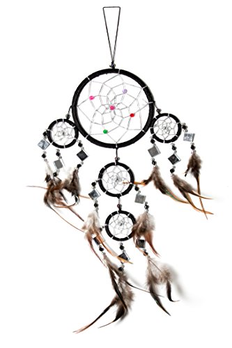 Dreamcatcher Traumfänger Dream Catcher Traum Gute Träume Kinder Deko Dreamcatchers 45cm x 11cm Spiegel Schwarz Dreamcatcher Traumfänger Dream Catcher Traum Gute Träume Kinder Deko Dreamcatchers 45cm x 11cm Spiegel Schwarz von Ciffre