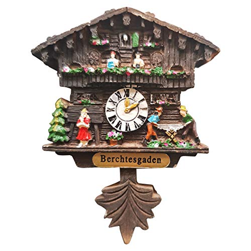 Ciffre Kuckucksuhr Magnet Polyresin Kühlschrank Handmade - Berchtesgaden von Ciffre