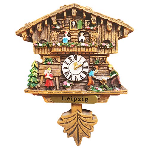 Kuckucksuhr Magnet Polyresin Kühlschrank Handmade Braun - Leipzig Kuckucksuhr Magnet Polyresin Kühlschrank Handmade Braun - Leipzig von Ciffre