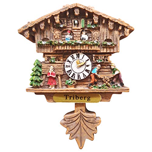 Kuckucksuhr Magnet Polyresin Kühlschrank Handmade Braun - Triberg Kuckucksuhr Magnet Polyresin Kühlschrank Handmade Braun - Triberg von Ciffre