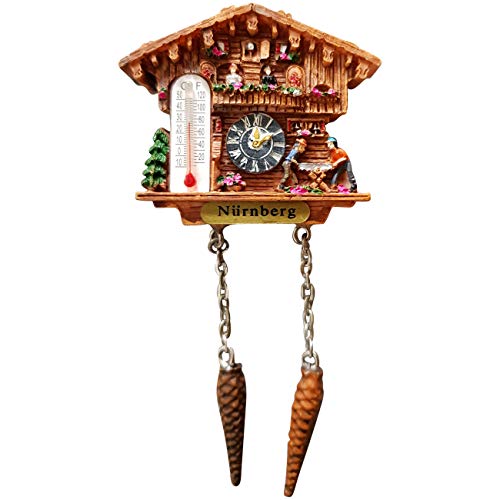 Kuckucksuhr Magnet Polyresin Kühlschrank Wetterhaus - Nürnberg Kuckucksuhr Magnet Polyresin Kühlschrank Wetterhaus - Nürnberg von Ciffre