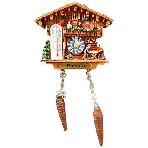 Kuckucksuhr Magnet Polyresin Kühlschrank Wetterhaus - Passau Kuckucksuhr Magnet Polyresin Kühlschrank Wetterhaus - Passau von Ciffre