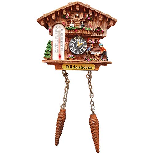 Kuckucksuhr Magnet Polyresin Kühlschrank Wetterhaus - Rüdesheim Kuckucksuhr Magnet Polyresin Kühlschrank Wetterhaus - Rüdesheim von Ciffre