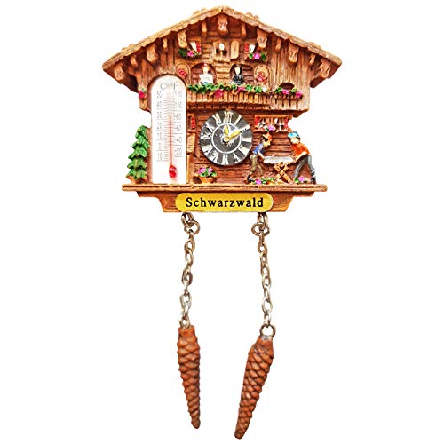 Kuckucksuhr Magnet Polyresin Kühlschrank Wetterhaus - Schwarzwald Kuckucksuhr Magnet Polyresin Kühlschrank Wetterhaus - Schwarzwald von Ciffre