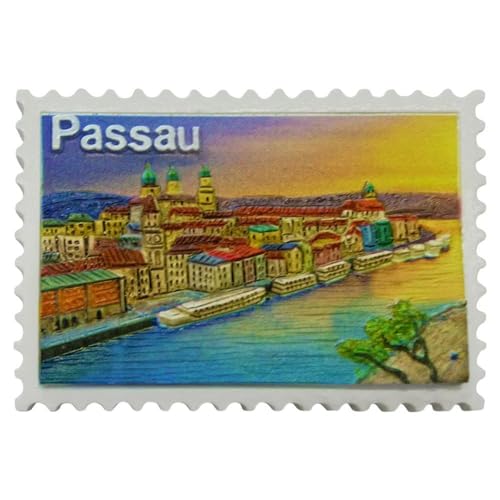 Passau Fluss Magnet Polyresin Passau Fluss Magnet Polyresin von Ciffre