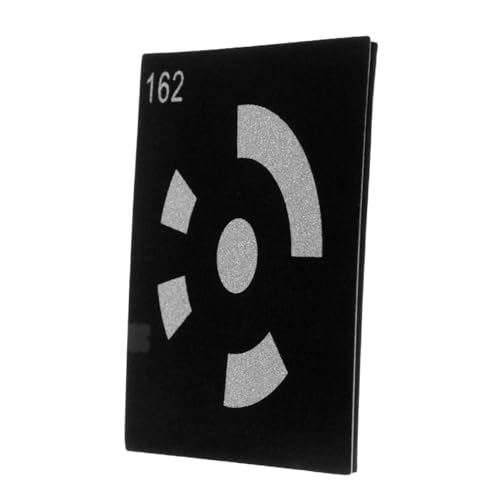 Ciieeo 1 Blatt 3D-Scan-Kodierung Tracking-Marker für 3D-Scanner 3D-Tracking-Punkte und Markierungen 3D-Tracking-Punktmarkierungen 3D-Marker mit diffuser Reflexion Weich magnetisch von Ciieeo
