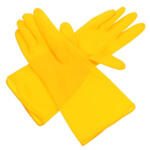 Ciieeo Reinigungshandschuhe Lange Gummihandschuhe Für Geschirrspülen Strapazierfähige Küchenhandschuhe Mit Sicherem Halt Für Männer Und Frauen Für Küche Und Haushaltsreinigung von Ciieeo