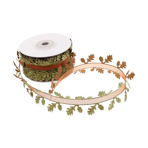 Ciieeo 1 Rolle Weihnachtsband Blattform Dekorationsband für DIY Projekte Hochzeiten Geburtstage und Festliche für Kreative Bastelarbeiten und Geschenkverpackungen Ciieeo 1 Rolle Weihnachtsband Blattform Dekorationsband für DIY Projekte Hochzeiten Geburtstage und Festliche für Kreative Bastelarbeiten und Geschenkverpackungen von Ciieeo