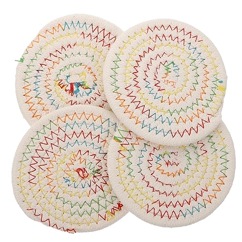 Ciieeo Japanisches Handgefertigtes Gewebtes Tischset-Set 4-teilig Baumwolle Hitzebeständig Tischset Für Die Küche Gemütliche Wohnkultur Ciieeo Japanisches Handgefertigtes Gewebtes Tischset-Set 4-teilig Baumwolle Hitzebeständig Tischset Für Die Küche Gemütliche Wohnkultur von Ciieeo