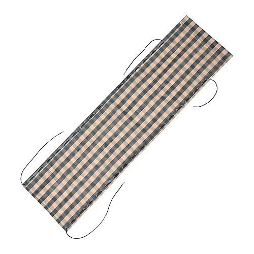 Ciieeo 1 Satz Ersatzstoff für Klappliegestühle Robustes Tuchset mit Befestigungsseilen für Gartenmöbel Einfacher Austausch für Liegestühle Relaxliegen und Teiliges Set Grünem Karomuster von Ciieeo