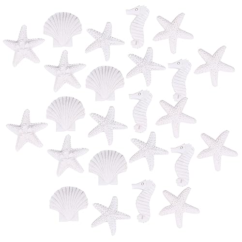 Ciieeo 1 Satz Harz Seepferdchen Muschel Simulation Kreatur Ornament Aquarium Aquarium Dekorationen Aquarium Tank Strand Tanks Form Muscheln Seepferdchen Stück von Ciieeo