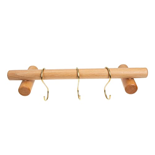 Ciieeo 1 Satz Holz Handtuchhalter Punch Bad und Küchen Handtuchstange mit Messing S Haken für und Trockene Handtücher Installieren ohne Bohren Ciieeo 1 Satz Holz Handtuchhalter Punch Bad und Küchen Handtuchstange mit Messing S Haken für und Trockene Handtücher Installieren ohne Bohren von Ciieeo