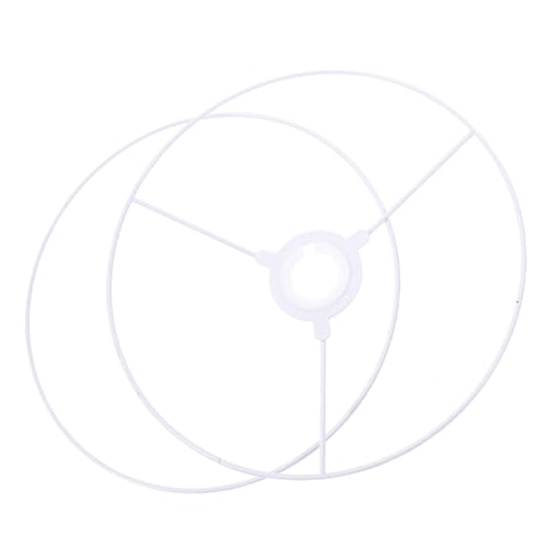 Ciieeo 1 Satz Lampenschirm Ring aus Durchmesser Diy Lampenschirm Zubehör Rostbeständiger Halter für Tischlampe Pendelleuchte und Kronleuchter für Kreative Lichtprojekte von Ciieeo