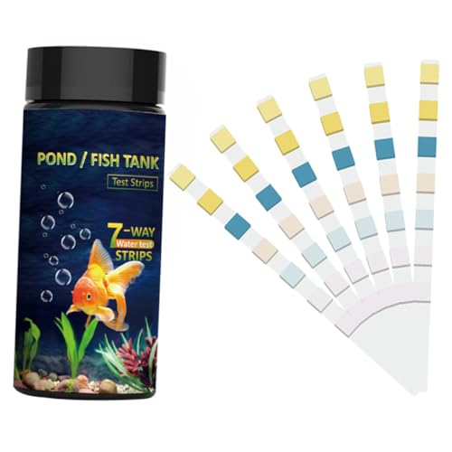 Ciieeo 1 Satz Teststreifen Für Die Wasserqualität Fisch Teststreifen Für Poolwasser Erkennung Tank Testen Teststreifen Wasserqualität Pool Teststreifen Wasser Teststreifen Pvc 50 Stück von Ciieeo