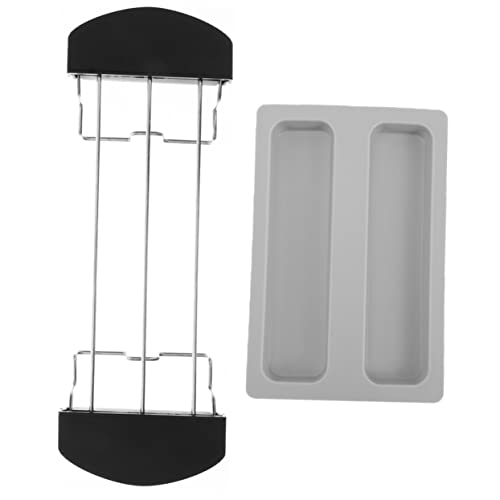 Ciieeo Toaster Warmhalterost 2pcs Metall Toasthalter Brotbackautomatengestell Edelstahl Sandwichhalter Praktisch von Ciieeo