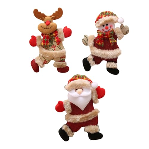 Ciieeo 1 Satz Weihnachtsschmuck Christbaumschmuck Weihnachtsbaum Hängender Weihnachtsmann Weihnachtspuppe Weihnachts Figuren Weihnachtsfigur Weihnachtsanhänger Minipuppe Stoff Brown 3st Ciieeo 1 Satz Weihnachtsschmuck Christbaumschmuck Weihnachtsbaum Hängender Weihnachtsmann Weihnachtspuppe Weihnachts Figuren Weihnachtsfigur Weihnachtsanhänger Minipuppe Stoff Brown 3st von Ciieeo