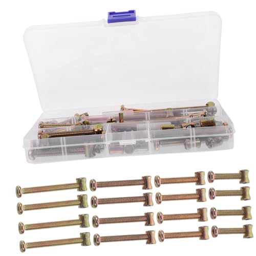 Ciieeo 1 Schachtel Holzschrauben und Muttern Set aus Kohlenstoffstahl Schraubensortiment für Möbel Betten und Schränke Einfache Installation Robust und Langlebig Teiliges Sortiment für Ciieeo 1 Schachtel Holzschrauben und Muttern Set aus Kohlenstoffstahl Schraubensortiment für Möbel Betten und Schränke Einfache Installation Robust und Langlebig Teiliges Sortiment für von Ciieeo