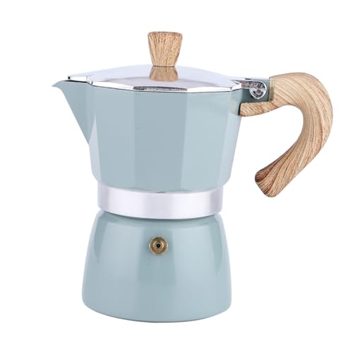 Ciieeo 1 Stück Kaffeekanne Personen Vintage Design Robuste Langlebige Konstruktion für Zuhause Cafés und Leichtgrün von Ciieeo