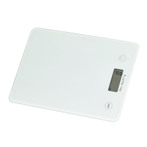 Ciieeo Digitale Küchenwaage 5kg Hochpräzise Lebensmittelwaage aus Sicherheitsglas mit Tara Funktion Multifunktionale Elektronische für Zuhause Einfach zu Reinigen LCD Display Ciieeo Digitale Küchenwaage 5kg Hochpräzise Lebensmittelwaage aus Sicherheitsglas mit Tara Funktion Multifunktionale Elektronische für Zuhause Einfach zu Reinigen LCD Display von Ciieeo