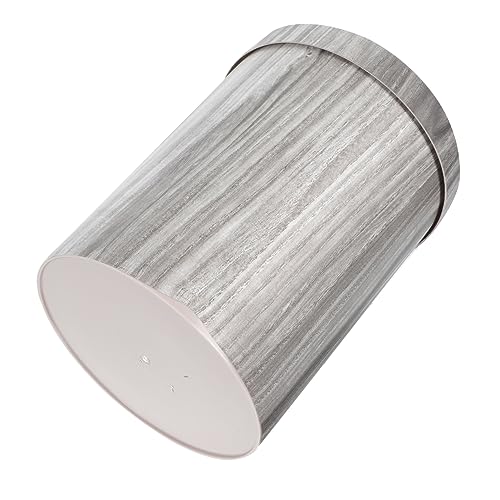 Ciieeo 1 Stück Retro Abfalleimer mit Holzoptik Dekorative für Küche Badezimmer und Wohnzimmer Druckring zur Befestigung von Müllbeuteln Silber Ciieeo 1 Stück Retro Abfalleimer mit Holzoptik Dekorative für Küche Badezimmer und Wohnzimmer Druckring zur Befestigung von Müllbeuteln Silber von Ciieeo