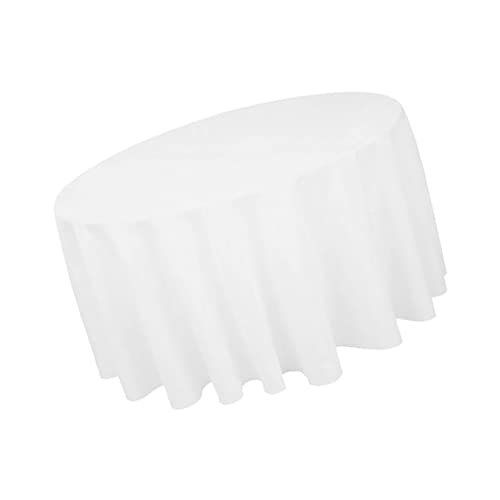 Ciieeo 1 Stück Runde Tischdecke aus Polyester für Hochzeiten und Feierlichkeiten Schmutzabweisend Leicht zu Reinigen für und Gartentische Ciieeo 1 Stück Runde Tischdecke aus Polyester für Hochzeiten und Feierlichkeiten Schmutzabweisend Leicht zu Reinigen für und Gartentische von Ciieeo
