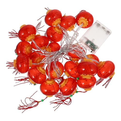 Ciieeo Laterne Chinesisch Rot Led Laternenlichterkette Für Frühlingsfest Szenen-laternen-layout Drinnen Und Draußen Aufstellbar Dekorative Laterne Ohne Batterie von Ciieeo