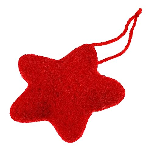 Ciieeo 1 Stück Weihnachtsbaumdeko Rote Fünfzackige Stern Ornamente aus Filz Hängend für Baum Fenster DIY Basteln Langlebig Festliche Dekoration Ciieeo 1 Stück Weihnachtsbaumdeko Rote Fünfzackige Stern Ornamente aus Filz Hängend für Baum Fenster DIY Basteln Langlebig Festliche Dekoration von Ciieeo