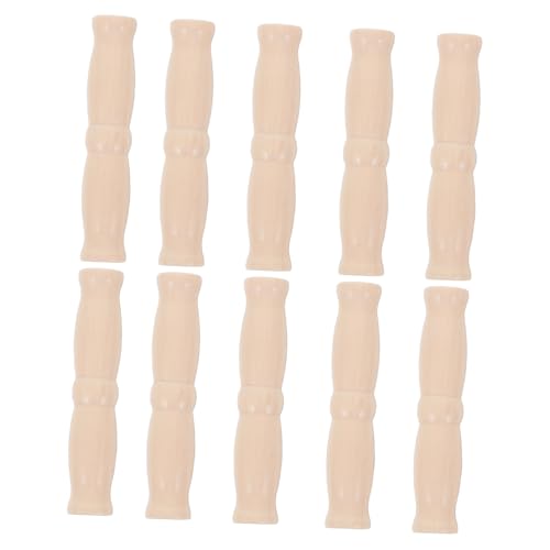 Ciieeo 10 Stück Eimer Holzgriff Korbgriff Für Handhabung Korb Tragegriff Malereimer Griff Malereimer Griff Tierfuttereimer Griff Eimergriffe Eimer Tragegriff Beige von Ciieeo