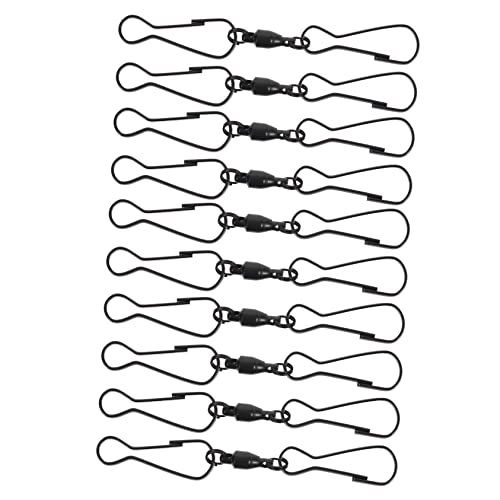 Ciieeo 10 Stück Haken mit Drehfunktion für Windspiele Windsäcke und Vogelhäuser Robuste Clips für Garten Partydekoration und Aufhängung von Pflanzen Ciieeo 10 Stück Haken mit Drehfunktion für Windspiele Windsäcke und Vogelhäuser Robuste Clips für Garten Partydekoration und Aufhängung von Pflanzen von Ciieeo
