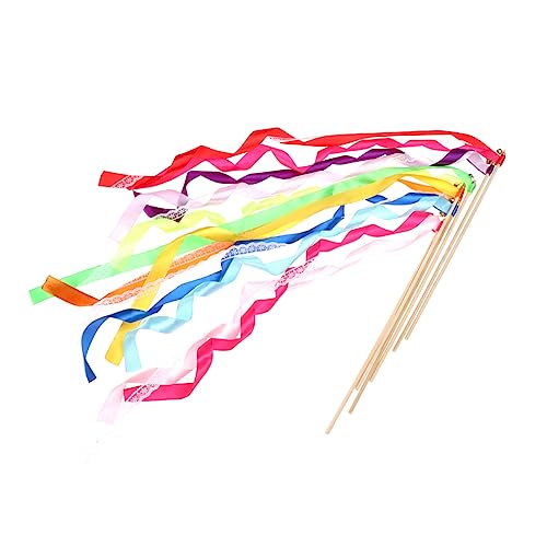 Ciieeo 10 Stück Hochzeitsfeenstäbe mit Glöckchen und Bunten Bändern Dekorative Luftschlangen für Zeremonie für Hochzeiten Verlobungen und Partys Ciieeo 10 Stück Hochzeitsfeenstäbe mit Glöckchen und Bunten Bändern Dekorative Luftschlangen für Zeremonie für Hochzeiten Verlobungen und Partys von Ciieeo