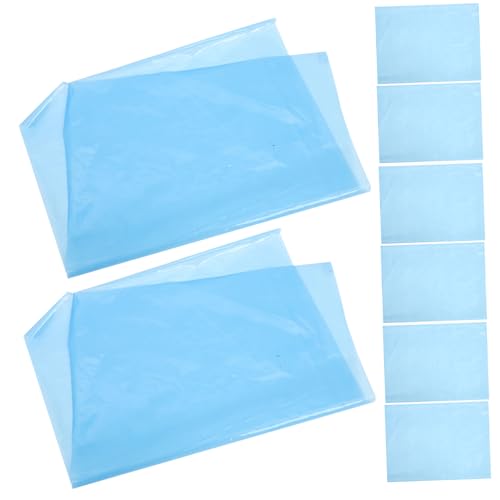 Ciieeo 10 Stück Klebrige Matte Klebematten Für Bauunterlage Bodenmatte Mit Sauberer Sohle Blind Sauberer Werkzeug Klare Tischsets Klebriger Matten-Basketball Polyethylen Blue von Ciieeo