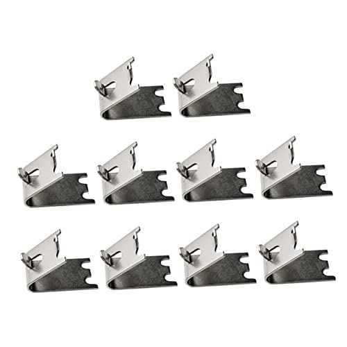 Ciieeo 10 Stück Kühlschrank Regal Clips Teiliges für Gefrierschrank Starke und Langlebige Regalstützen mit Gebogenem Doppelschwalbenschwanz Design Sicher und Handfreundlich Ciieeo 10 Stück Kühlschrank Regal Clips Teiliges für Gefrierschrank Starke und Langlebige Regalstützen mit Gebogenem Doppelschwalbenschwanz Design Sicher und Handfreundlich von Ciieeo