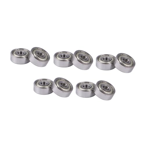 Ciieeo 10 Stück Miniatur Rillenlager Doppel metallabdichtung Hochpräzise Lager für Motoren Traktoren Geringe Reibung Langlebig Ciieeo 10 Stück Miniatur Rillenlager Doppel metallabdichtung Hochpräzise Lager für Motoren Traktoren Geringe Reibung Langlebig von Ciieeo