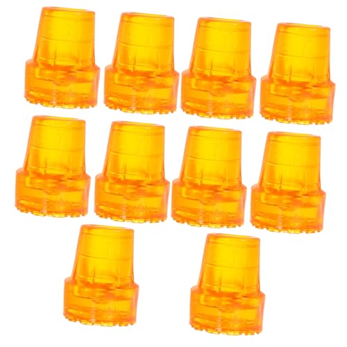 Ciieeo 10 Stück Robuste Gummi Spazierstockspitzen rutschfeste Krückenspitzen Ersatz Für Spazierstöcke Wanderstöcke Gelb Ciieeo 10 Stück Robuste Gummi Spazierstockspitzen rutschfeste Krückenspitzen Ersatz Für Spazierstöcke Wanderstöcke Gelb von Ciieeo