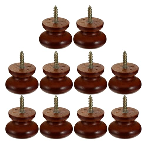 Ciieeo 10 Stück Runde Holz-küchenschrankgriffe Selbstbohrend Feuchtigkeitsbeständig Robust Natürliche Maserung für Kleiderschränke Badezimmermöbel Ciieeo 10 Stück Runde Holz-küchenschrankgriffe Selbstbohrend Feuchtigkeitsbeständig Robust Natürliche Maserung für Kleiderschränke Badezimmermöbel von Ciieeo