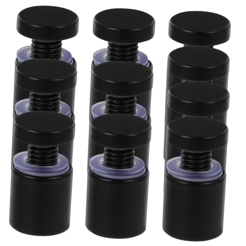 Ciieeo 10 Stück Teiliges Edelstahl Abstandsschrauben für Glas und Acryl Schilderhalterung Schwarz Gebürstet Einsetzbar für Spiegel Werbetafeln Bilderrahmen Stabile Befestigung für Innen Ciieeo 10 Stück Teiliges Edelstahl Abstandsschrauben für Glas und Acryl Schilderhalterung Schwarz Gebürstet Einsetzbar für Spiegel Werbetafeln Bilderrahmen Stabile Befestigung für Innen von Ciieeo