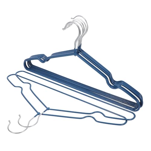 Ciieeo 10 Stück Teiliges Kinderkleiderbügel Platzsparende rutschfeste Hänger für Kinderbekleidung PVC Beschichtet Trendigem Blau für Kleiderschrank Ciieeo 10 Stück Teiliges Kinderkleiderbügel Platzsparende rutschfeste Hänger für Kinderbekleidung PVC Beschichtet Trendigem Blau für Kleiderschrank von Ciieeo