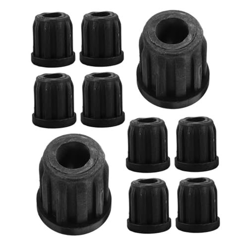 Ciieeo 10 Stück Teiliges Kleine Kunststoff lenkrollenhülsen für Bürostuhl schaft Robuste Verschleißfeste Steckhülsen für Möbelrollen Langlebige Caster Stem Socket Inserts Passend für von Ciieeo