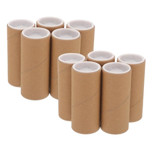 Ciieeo 10 Stück Teiliges Papier münzrollen Stabile Aufbewahrungsröhren mit Innendurchmesser und Stoßfestes Praktisches Transportrohr für Münzen und Kleine Kunstwerke für Studenten und von Ciieeo