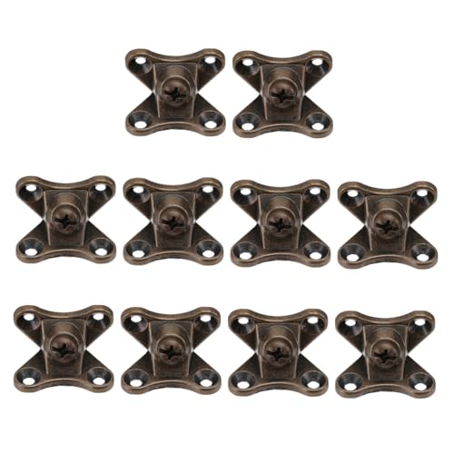 Ciieeo 10 Stück Teiliges Schwerer Verdickter Zinklegierungs winkelverbinder in Antikbronze Stabile Möbel eckverstärkung Rostfrei Praktisches Möbelzubehör für Schränke und Aufbewahrungen Ciieeo 10 Stück Teiliges Schwerer Verdickter Zinklegierungs winkelverbinder in Antikbronze Stabile Möbel eckverstärkung Rostfrei Praktisches Möbelzubehör für Schränke und Aufbewahrungen von Ciieeo