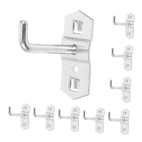 Ciieeo 10 Stück Teiliges Schwerlast Metall Pegboard Haken Set für Werkzeugwand Robust Biegfest Vielseitig Einsetzbar zur Werkstatt und Garagenorganisation Ciieeo 10 Stück Teiliges Schwerlast Metall Pegboard Haken Set für Werkzeugwand Robust Biegfest Vielseitig Einsetzbar zur Werkstatt und Garagenorganisation von Ciieeo