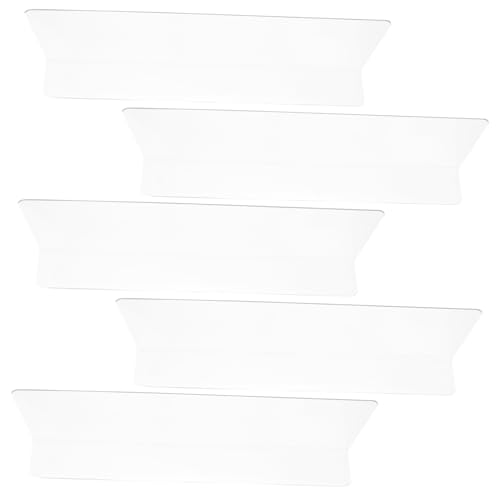 Ciieeo 10 Stück Teiliges Set Regaltrenner für Supermärkte Transparente Klassifizierungsplatten zur Aufbewahrung von Snacks für Geschäfte und Zuhause von Ciieeo