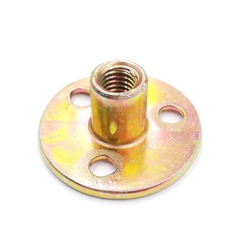Ciieeo 10 Stück Teiliges Tee Mutter aus Metall mit Schraublöchern Runde Basis Nietmutter für Möbelbefestigung Hochfeste Blindnietmutter für Metallverbindungen Umweltfreundlich und Ciieeo 10 Stück Teiliges Tee Mutter aus Metall mit Schraublöchern Runde Basis Nietmutter für Möbelbefestigung Hochfeste Blindnietmutter für Metallverbindungen Umweltfreundlich und von Ciieeo