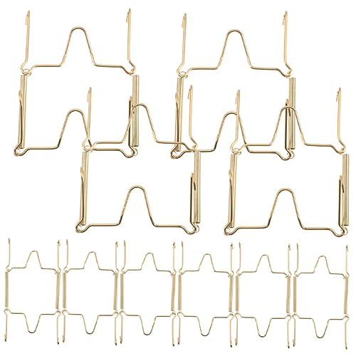 Ciieeo 10 Stück Teiliges Tellerhalter mit Federmechanismus Robuste Wandaufhänger für Dekorative Platten Einfache Montage Gipskarton und Putzwänden Langlebig und Sicher für Schwere Teller Ciieeo 10 Stück Teiliges Tellerhalter mit Federmechanismus Robuste Wandaufhänger für Dekorative Platten Einfache Montage Gipskarton und Putzwänden Langlebig und Sicher für Schwere Teller von Ciieeo