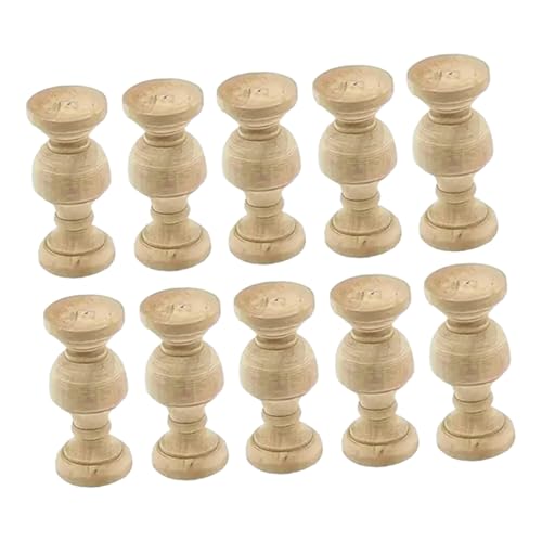 Ciieeo 10 Stück Unbehandelte Holzspindeln für Diy Projekte Dekorative Säulen für Wohnaccessoires Esszimmer und Schlafzimmer für Weinschrank und Bettgestell Ciieeo 10 Stück Unbehandelte Holzspindeln für Diy Projekte Dekorative Säulen für Wohnaccessoires Esszimmer und Schlafzimmer für Weinschrank und Bettgestell von Ciieeo