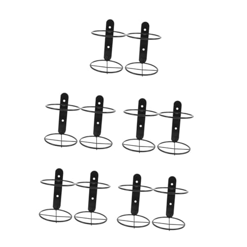 Ciieeo 10 Stück Wand Weinregal Metall Teiliges Einzelne Flasche Wandhalterung Hängend Flaschenhalter Für Zuhause Hotel Bar Restaurant Moderne Wanddekoration von Ciieeo