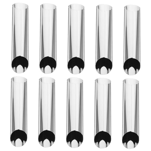 Ciieeo 10stücke Teiliges Edelstahl Sahnerollen Formen Tubular Croissant Backform Für Desserts Und Appetizer Langlebig Und Rostbeständig Für Kreative Küche von Ciieeo