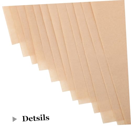 Ciieeo 100 Stück Backpapier aus Ungebleichtem Pergament mit Silikonbeschichtung Antihaftbeschichtet Vorgefertigte Rechteckige Hitzebeständig für Backofen Grill Dämpfen Fritteuse von Ciieeo